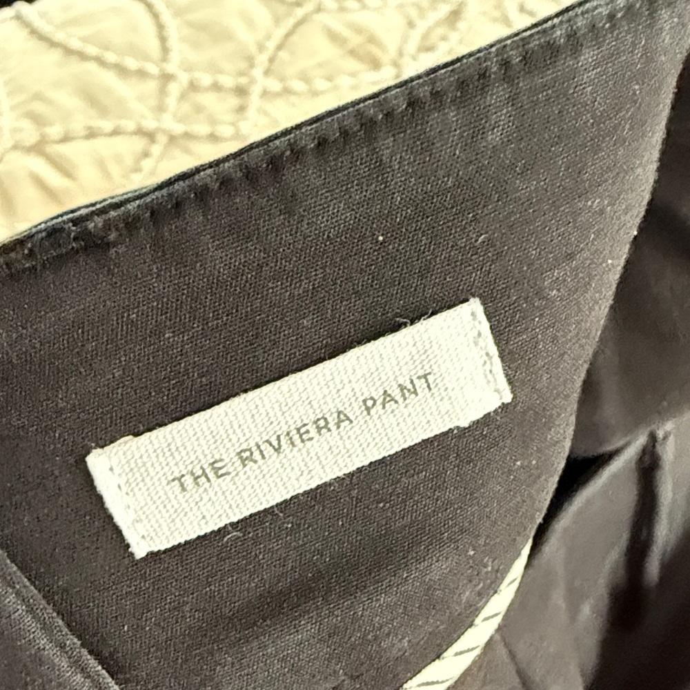 LOFT Marisa Black capri cropped size 10 Riviera pants - Picture 3 of 12